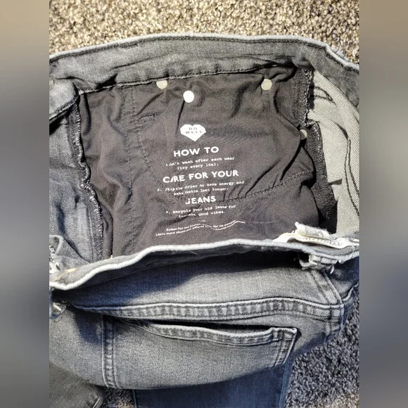 Madewell Vintage women size 27  skinny Jeans-grey - Picture 6 of 15